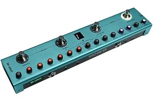 M-VAVE Multi Effects Guitar Pedal - Digital Electric Guitar Effector with 36 Editable Presets, Chorus, Delay, Reverb, MOD, IR Loading, Recording, Tune, Tank-G Effector (Tank-G)