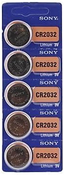 Godlike SONY CR2032 3V High Capacity Lithium Button Cell Batteries (5-pack)
