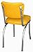 Richardson Seating Cracked Ice Retro Chrome Kitchen Chair with 2