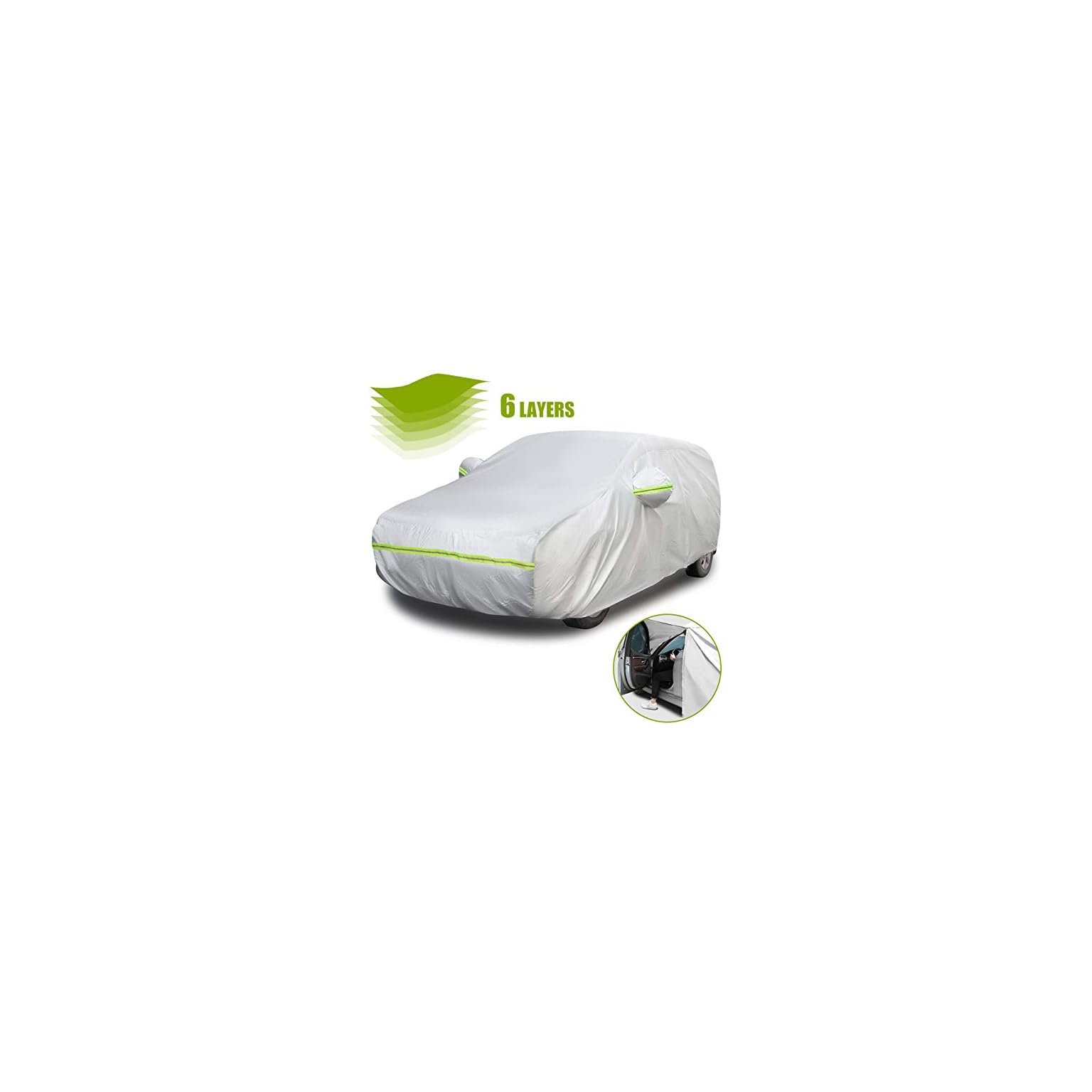 Favoto Cubierta de Coche Impermeable Funda de Coche Exterior Oxford