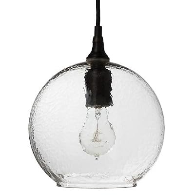 New Artisan Glass Ball Pendant - Clear