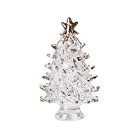 Libobo Crystal Glass Christmas Tree Festival Home Party Ornaments Xmas Decoration Gift (White)