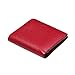 Itslife Women's Rfid Blocking Small Compact Bifold Leather Pocket Wallet Ladies Mini Purse with id Window (Red)