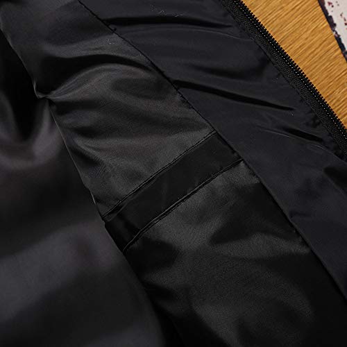 LISTHA Padded Cotton Vest Jacket Mens Hooded Thick Coat Warm Zipper Vest Tops Black