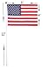 Moon Boat Fourth/4th of July American Stick Flags - Patriotic Party Decorations Supplies Favors