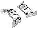 CHROME CYLINDER COOL TINS PR., dune buggy vw baja bug