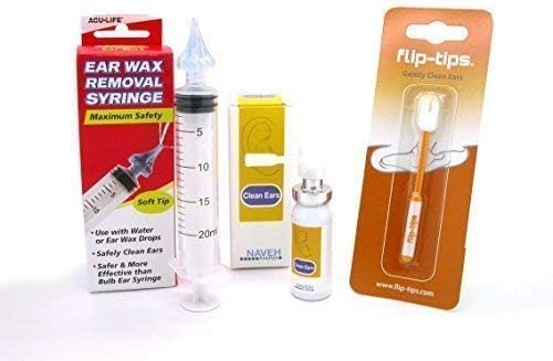 Ear Wax Removal Syringe with CLEANEARS & The New FLIP-TIP Tool