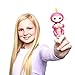 Fingers Monkey Toys， Interactive Baby Monkey Electronic Pet Toy for Children Kids … (Pink)