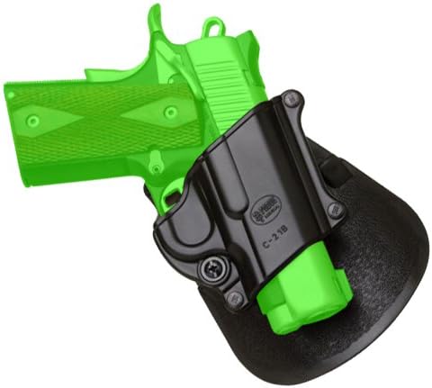 Fobus Paddle HandGun Holster Model C-21B. Fits to: Colt .45 Govt. all 1911 style, FN - FN High Power, FN 49, Kimber 4 inch and 5 inch, Sarsilmaz (Turkey) Klinic 2000 Light. Hand Gun Holdster