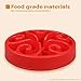 Pet Slow Feeder Dog Bowls for Dog Cats, Bloat Stop Puzzle Bowl Fun Maze Feeder Slow Feeding Anti-Skid Healthy Design