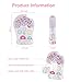 Baby Teething Mittens, Fansteck [2 Pack] Soothing Teether Toy for Teething Pain Relief, Prevent Scratching Gloves, BPA-Free, Soft, Durable, Cute, Unisex for 3-12 Months Baby (Purple)