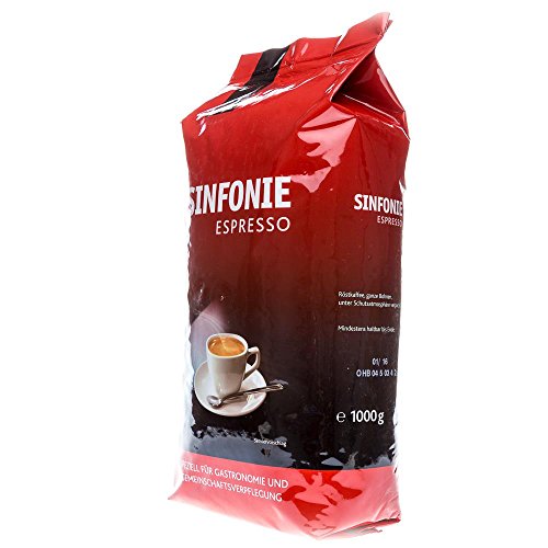 Jacobs Sinfonie Caffe Crema & Espresso Hybridbohne - 8 x 1kg ganze Kaffee-Bohne – Bild 4