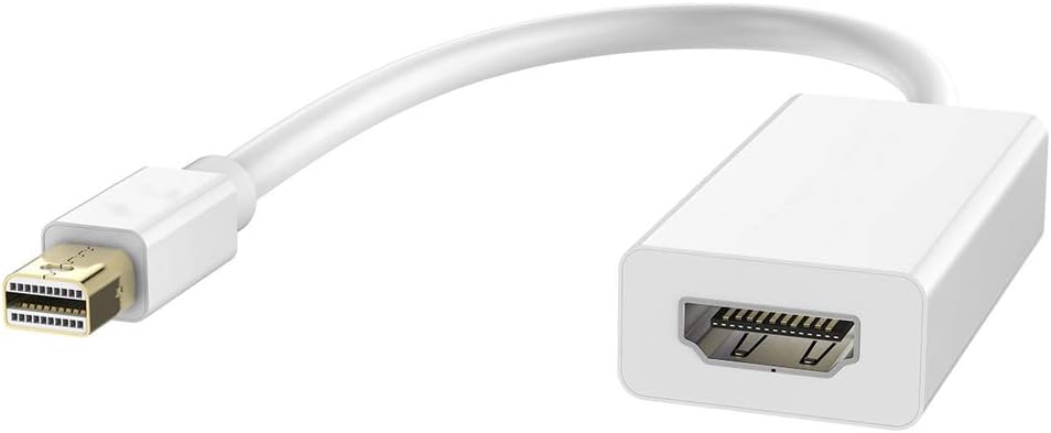 MMOBIEL Mini DisplayPort Thunderbolt to HDMI Adapter Compatible with MacBook Pro, MacBook Air, Mac Mini