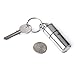 GUS Pairamedic Pill Fob, Made in USA, Stainless Steel Keychain Pill Holder, Aspirin & Nitro Bottle Holder