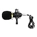 EARAMBLE Professional Studio Broadcasting Recording Condenser Microphone Recording Microphone with Shock Mount (Black)