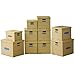 Bankers Box Classic Moving Box 10 Pack Kit, Reinforced Handles, Tape-Free Assembly, Box with Lid, 2 Small 6 Medium and 2 Large Boxes (7716801)