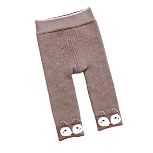 iFCOW Baby Leggings Kids Peuter Meisje Leggings Winter Verdikte Broek Lange Broek voor 0-4Y Baby’s
