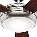 Hunter Palermo Indoor Ceiling Fan with LED Light and Remote Control, 52
