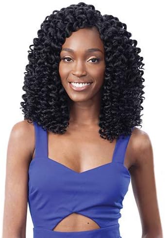 FreeTress Ringlet Wand Curl 2X Synthetic Braiding Hair Crochet (Pack of 3) (4)
