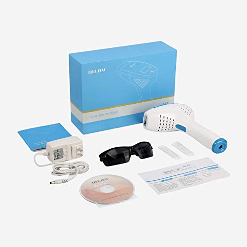 Permanent Laser Hair Removal System for Women & Men,FDA Approved Painless IPL Hair Removal Device 300000 Flashes Professional Light Laser Hair Removal at Home Use,Facial Hair Removal for Women