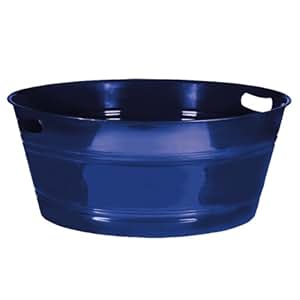 Amazon.com : Grasslands Road Shiny Blue Plastic Party Drink Chiller Tub