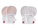 Goumikids Goumimitts Soft Stay On Scratch Mittens - Stop Scratches and Germs, 2 Pack (Drops/Poppy - Magical Woods/Poppy, 0-3 Months)
