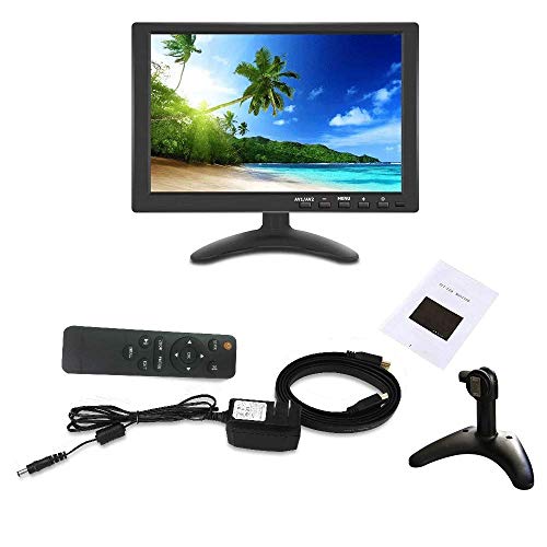 10" LED Monitors HDMI/BNC/AV/VGA/USB Input 1920x1200 IPS Resolution Touch Buttons Video and Audio LED Security Monitors & Displays CCTV Screen - Thumbnail 7