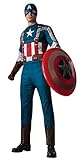 Rubie's Men's Marvel Universe Captain America Soldier,Multicolor,X-Large Costume