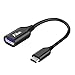 USB C to USB A 3.0 Adapter USB A to USB C Adapter Type C to USB A Thunderbolt 3 to USB 3.1 Female Adapter OTG Cable for MacBook Pro 2017 2016 More Black
