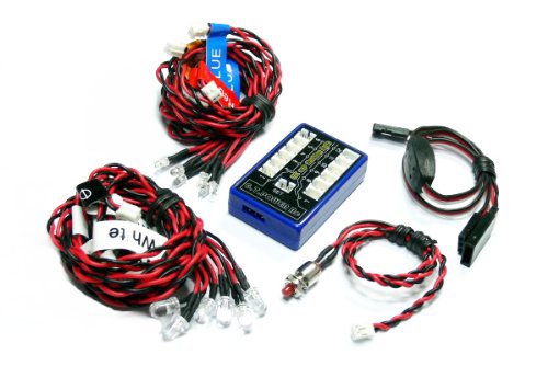 G.T. Power RC Flashing LED Lighting Kit for 1/10th and 1/18th Scale Cars and Trucks - Thumbnail 2
