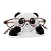 JewelryNanny Fun Animal Eyeglass Holder Stand - Securely Hold Eyeglasses, Adult Reading Glasses like Glasses Organizer for Desk, Bedside Nightstand - Panda