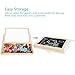 Wooden Magnetic Jigsaw Puzzles Toy, DIWENHOUSE Toddler Toys Educational Travel Puzzle Games Double Sided Drawing Easel for Boys and Girls (Animal World)