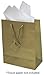 Novel Box Gold Gift Bags with Handles 10 Pack 8x4x10 Inches Large Paper Bulk Gift Bags for Business, Shopping, Birthday, Party Favor - Euro Tote Paper Bag for Groceries & Personal Use