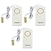 Topvico Flood Alarm Water Leak Sensor Detector 130dB Work Alone Home Security 3 Pack primary