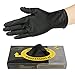 Segbeauty 20 Counts Hair Dye Gloves, Large Black Reusable Rubber Hair Dying Gloves for Hair Styling, Powder Free Rubber Latex Gloves, Professional Salon Hair Coloring Accessories Hair Stylist Supplies