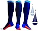 A-Swift Compression Socks (1 pair) for Women & Men (Nautical Blue, L/XL)