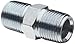 Dixon 5404-8 Zinc Plated Steel Hydraulic Pipe Fitting, Hex Nipple, 1/2