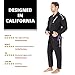 Elite Sports Bjj Gi for Men - Brazilian Jiu Jitsu Gi - Preshrunk sweat wicking Fabric - Machine washable - Free white Belt