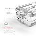 Zizo ION Series for iPhone XR Case Military Grade Drop Tested with Tempered Glass Screen Protector Silver Clear