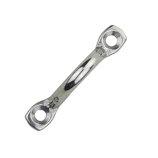 10Pcs-Bimini-Top-Pad-Eye-Straps-footmans-loop-4mm5mm6mm8mm-Stainless-Steel-For-Marine-Boat