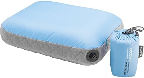 Cocoon Air Core Travel Pillow Ultralight 28x38 Cm Light Blue Grey