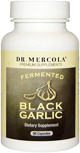 Dr. Mercola, Premium Supplements, Fermented Black Garlic, 60 Capsules - 2pc
