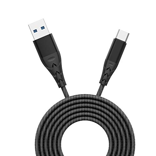 image for Tpingfe Type C USB Fish Tail Braided Flexible Durable Cable Data Fast 