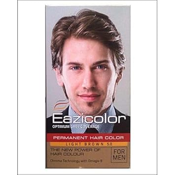 Eazicolour Permanent Hair Colour For Men 35ml Optimum Grey