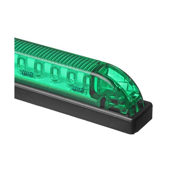 Partsam-2pcs-8-Led-Marker-Light-Utility-Strip-Light-Bar-For-12V-Truck-Trailer-Boat-18-Green-LED Partsam-2pcs-8-Led-Marker-Light-Utility-Strip-Light-Bar-For-12V-Truck-Trailer-Boat-18-Green-LED