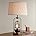 Industrial Table Lamp with Nightlight Bronze Cage Glass ...