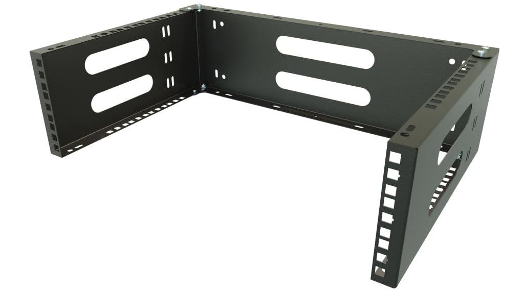 Stalflex Wall Mount Server Rack - 19" 3U/4U 330mm - Steel Fold Out Rack for Network Equipment