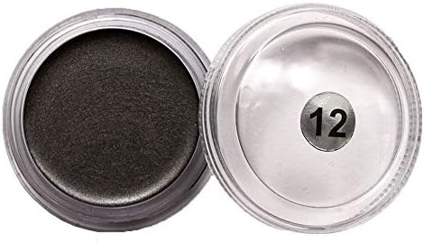 Arwa Beauty Powdery Texture Crease Proof No Fade No Flake Easy to Apply Eyeshadow Mousse 12(Shimmer Black)
