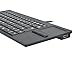 MCSaite Wired Silm Keyboard with Touchpad - Portable Scissors Foot Structure - USB Port with 1 Hubs Fit with Professional or Industrial Use for Computer Laptop Mac Notebook