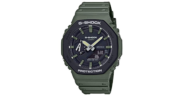 Men's Casio G-Shock Analog-Digital Carbon Core Guard Army Green Resin Strap  Watch GA2110SU-3A : Amazon.com.au: Clothing, Shoes \u0026 Accessories